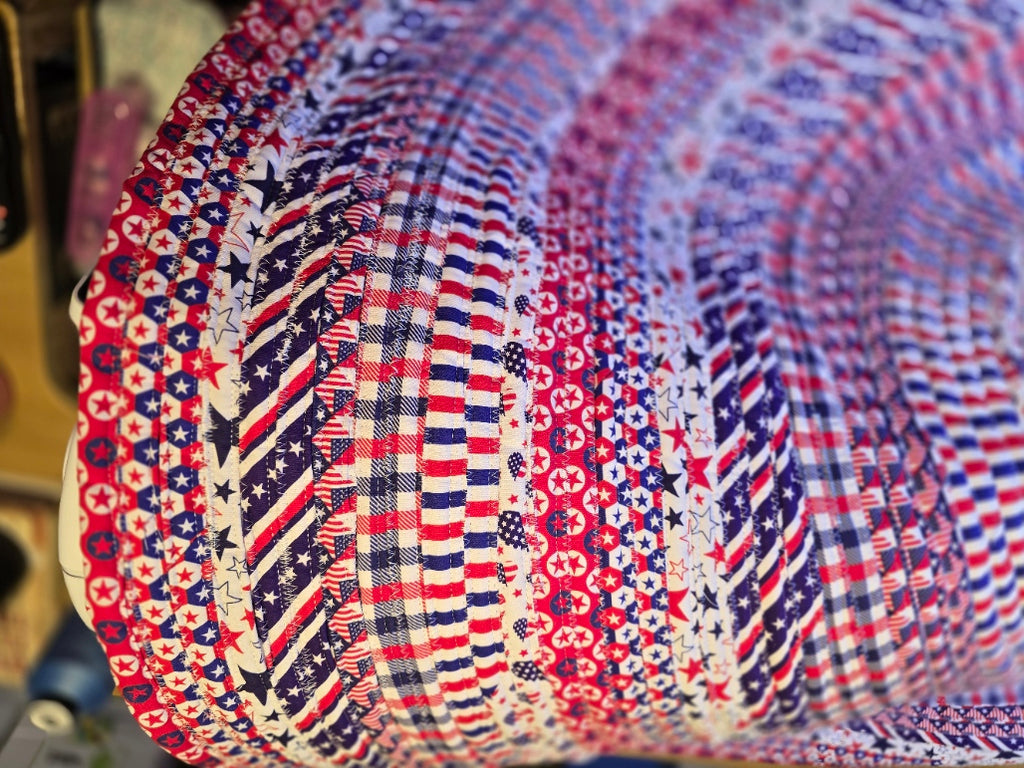 Patriotic Jellyroll rug